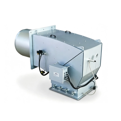 EP-Q/NQ Light & Heavy Oil Burner | EBICO Split Gun Type Burner for Thermal Oil Heaters